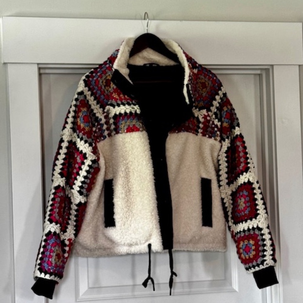 BLANKNYC Faux Shearling Zip Jacket